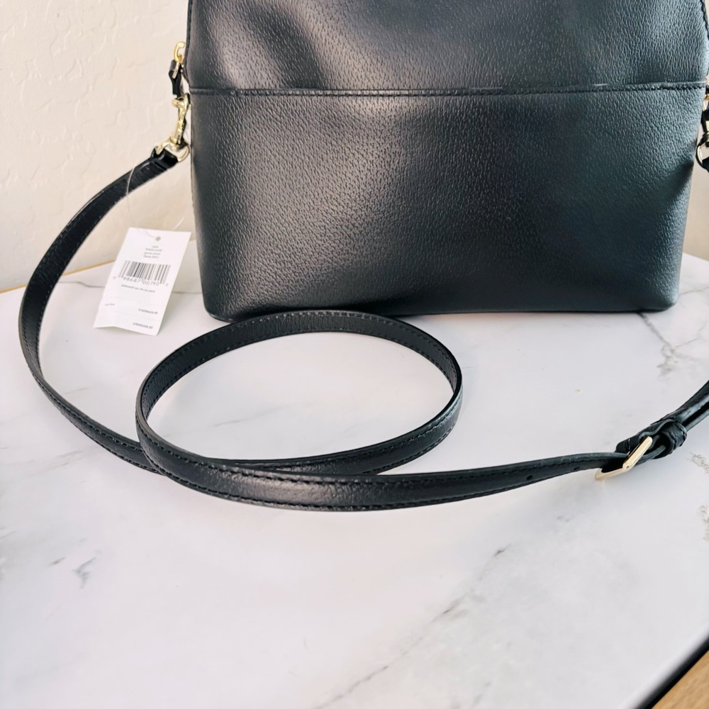 Kate Spade Grove Street Carli‎ NWT Black Leather Handbag WKRU4192 - Picture 6 of 11